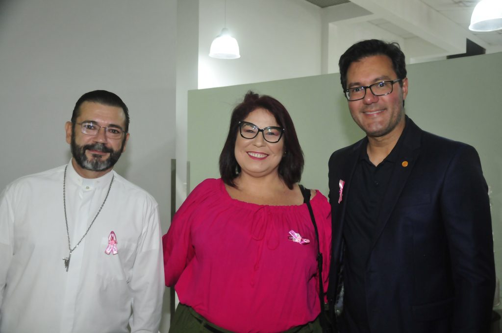 Pe. Claudemir da Rocha, Debora Ferraz e Alex Madureira